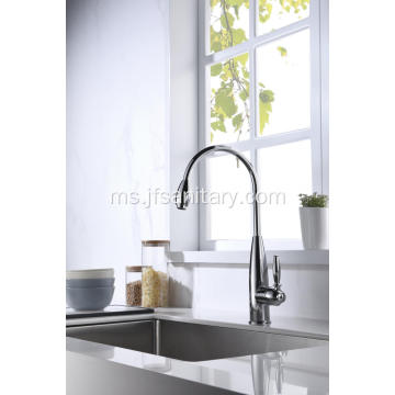 Chrome Finish Deck Mounted Single Lever Dapur Faucets